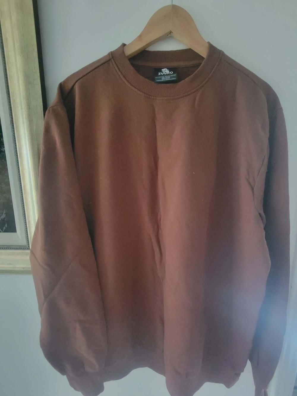 Zuuro Brown Crewneck Sweatshirt